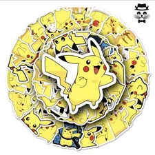 50x Pikachu Sticker Pokemon