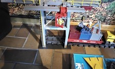 *-*Playmobil Eisenbahn aus 5258 Diesellok mit Licht💡 tut tut und Kran*-*