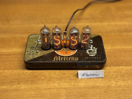 Handgefertigte nixie uhr - handgefertigte,