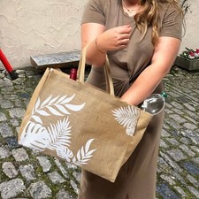 Jute Einkaufstasche, groß