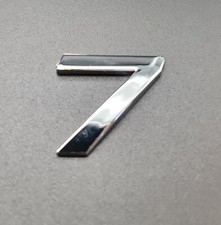 3D Chromzahlen Zahl Ziffer