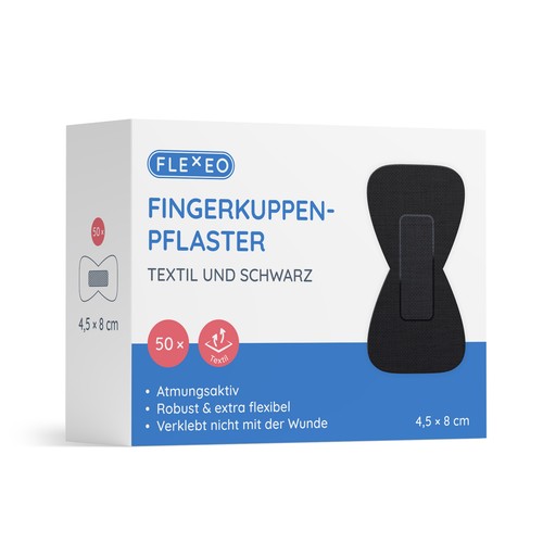 Fingerkuppenpflaster schwarz - fingerkuppenpflaster,