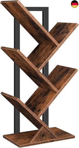 Bücherregal standregal mit 4 - standregal,