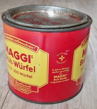 MAGGI Brühwürfel Blechdose Dose 14 x 12 cm