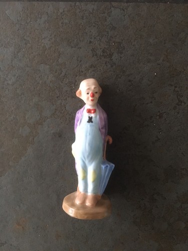 Porzellanfigur clown charly - porzellanfigur,