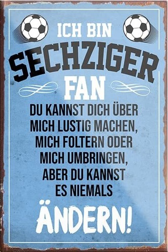 Sechziger magnet fußball - "sechziger",