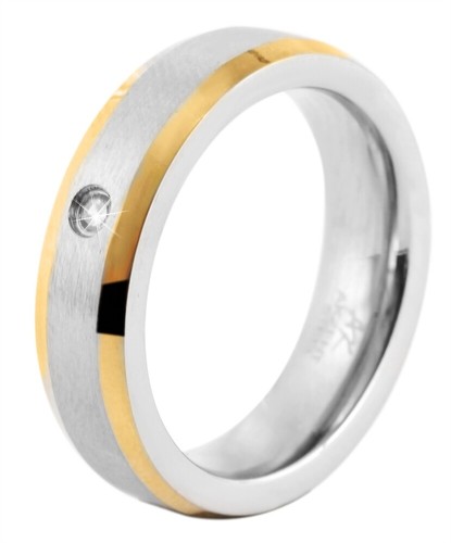 Akzent edelstahlring bicolor - akzent,
