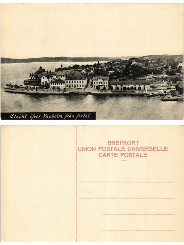Cpa utsikt öfver vaxholm - cpa,