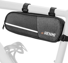 HENMI Fahrradtasche Rahmen, Rahmentasche Fahrrad Klein Reflektierend, MTB Tasche