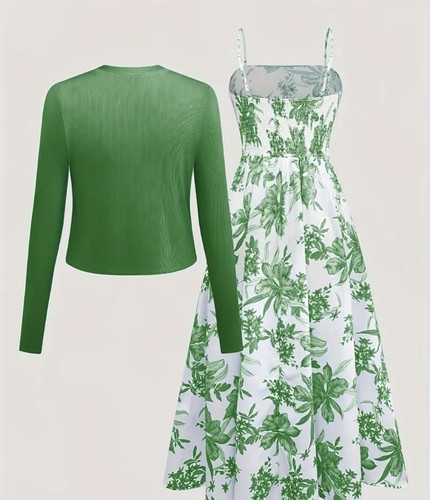 Kleid mit jäckchen - mit, maxikleid