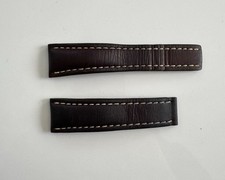 Original Breitling 444x  Armband Uhrenarmband Lederarmband Braun 24-20
