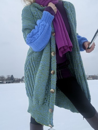 Cooler selbstgestrickter wolle - cooler,