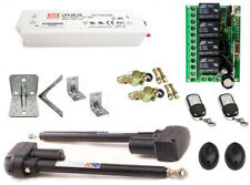 Set Bausatz Torantrieb 2-flügelig, Drehtor mit Trafo und 2-Kanal Controller