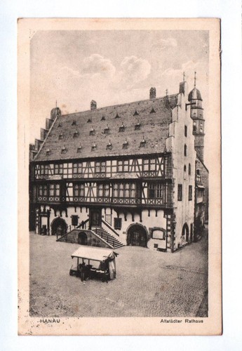 Hanau altstätte rathaus - ak,