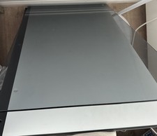 3x Malm Glasplatten Grau Und