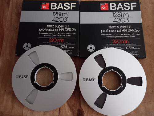 Tonbandspulen basf 5 alu - 2,