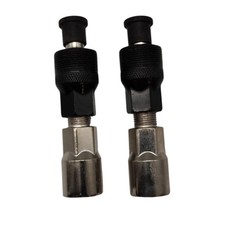 Silverline 241095 Kurbelabzieher-Set für Vierkant- und ISIS-Gewinde, 2-teilig