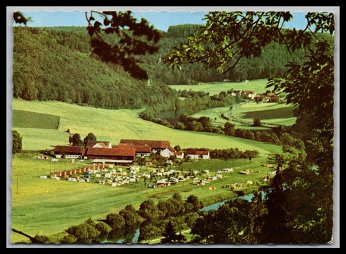 Ansichtskarte campingplatz - ansichtskarte,
