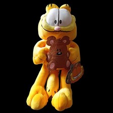 Garfield mit Teddy Plüsch