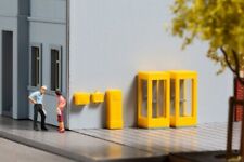 AUHAGEN Telefonzellen und Briefkästen (44652) Kunststoff-Klebe-Bausatz Spur N 