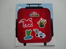 Werbung / Ferrero Kinder Surprise - Reisekoffer Motive 1 - 80 x 75 mm