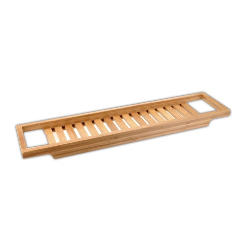 Bambus badewannenablage 64x15 - bambus,
