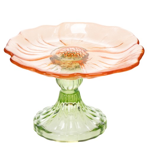 Dekoschale glas blütenform - dekoschale,