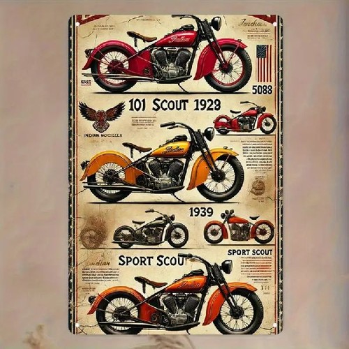 Blechschild indian scout - indian,