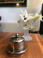 Kaviar Gefäß Glas versilbert