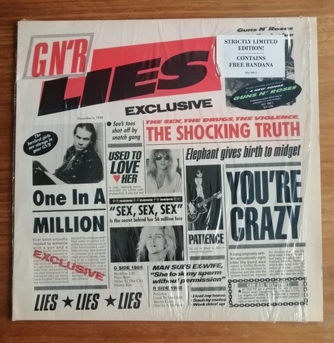 Guns roses lies vinyl - ,