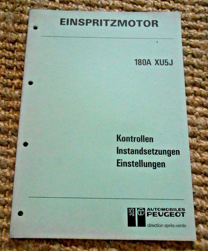 Einspritzmotor peugeot 180a - einspritzmotor,