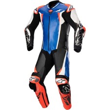 Herren Motorrad Lederkombi EU 52 - Alpinestars Racing Absolute v2-blau-weiß-rot