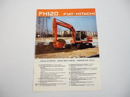 Prospekt fiat hitachi fh120 - fiat,