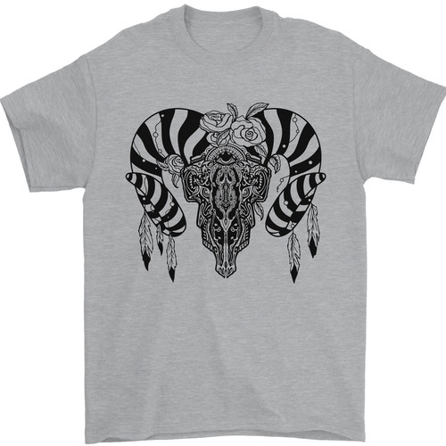 Tribal bull skull buffalo - bull,