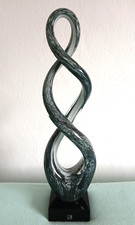 Leonardo Skulptur Turn -  grey / black, 38 cm.