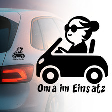 Auto Aufkleber | Oma im