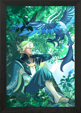 Anime Figur mit Vogel