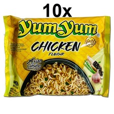 (8,63€/1kg) Yum Yum Instant-Nudel-Suppe Chicken, Huhn 10 Beutel