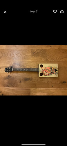 Harley benton cigarbox gitarre - harley,