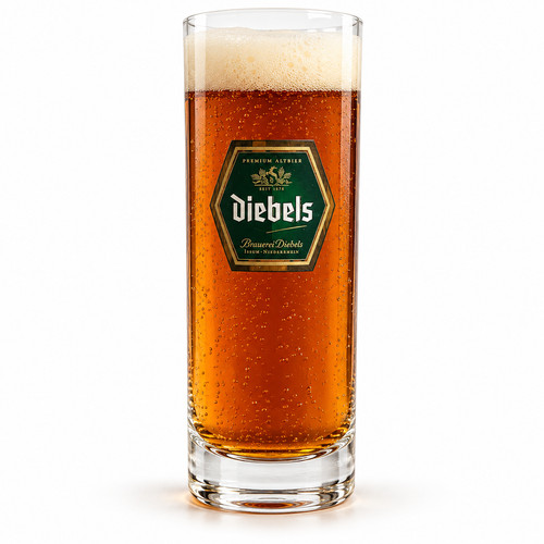Diebels bierglas glas pils - diebels,