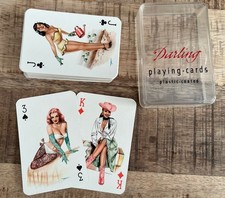 Darling playing cards pin up - playing,
