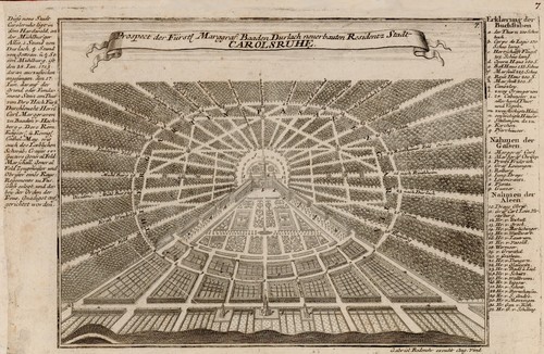 Karlsruhe gesamtansicht - karlsruhe,