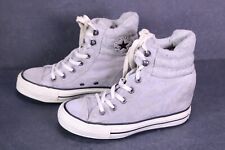 Converse All Star Lux Hidden Wedge Hi Sneaker Chucks Gr. 36,5 grau Leder CH3-404