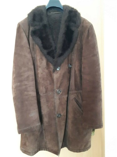 Herren wildledermantel braun - herren,