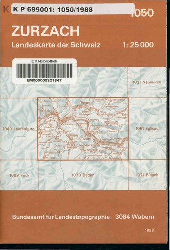Zurzach landeskarte der - zurzach.,