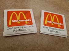 2x McDonald's Nähzeug Promo Werbung Reklame 80er 90er Vintage Unbenutzt 