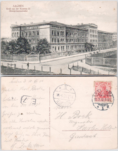 Germany aachen 1910 kasernen - aachen,