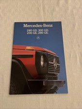 Prospekt Mercedes G-Klasse 1986 NL