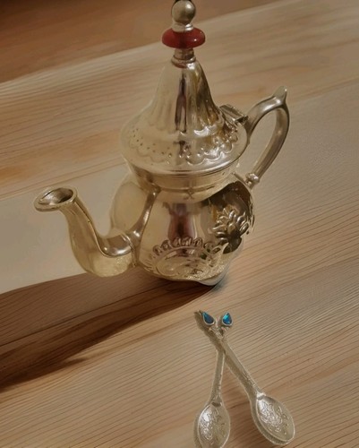 Vintage marokkanische teekanne - vintage,