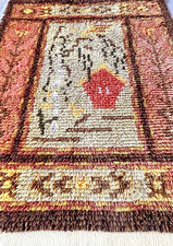 Finland Rya Design Rug Teppich wie Aalto Bauhaus Art Deco Hansen Wegner Poulsen